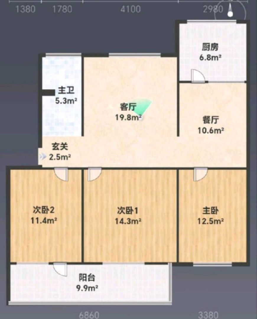 孙花园芙蓉园精装118平带储藏室59万 二手房