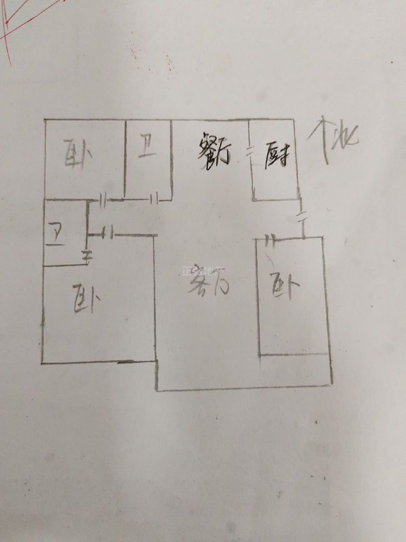 水岸花园7楼160平63万，简单装修，大产权，带车位储藏室！ 二手房