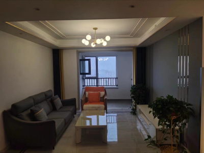 新城悦隽，3室2厅，115㎡，精装，家具家电齐全，拎包入住