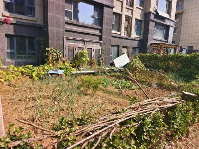万福莱公馆，双证双气毛坯三室两厅260平136万一手合同一楼带院带下沉