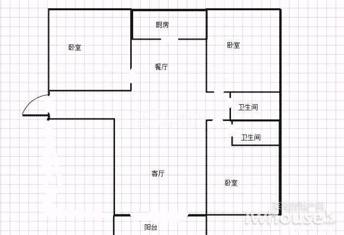 冯家林阳光家园（凤栖台北），3室2厅1卫，135㎡，精装带储，53万 二手房