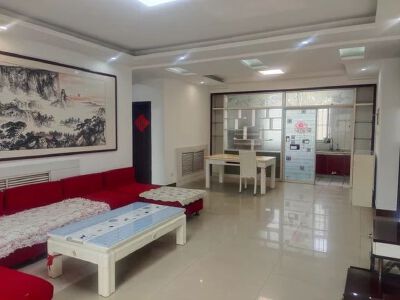 汶河苑小区，3室2厅2卫，145㎡，精装，租金1100元/月